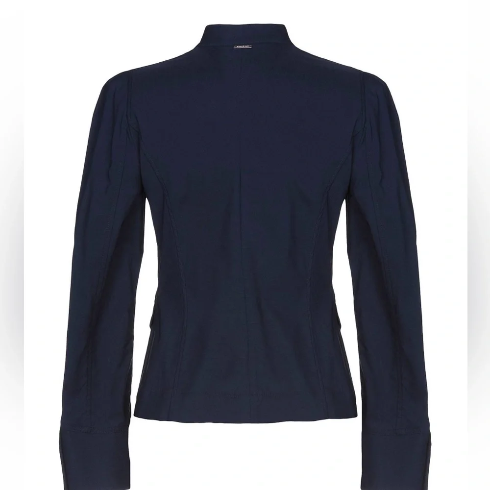 NWOT Atos Lombardini Blazer - took tags off but never worn. Navy+gold - Picture 2 of 6